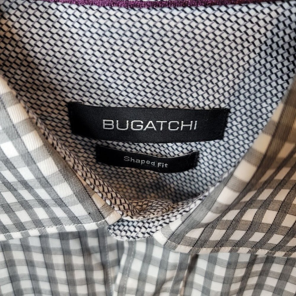 Bugatchi Uomo Button Up Mens Medium - image 4